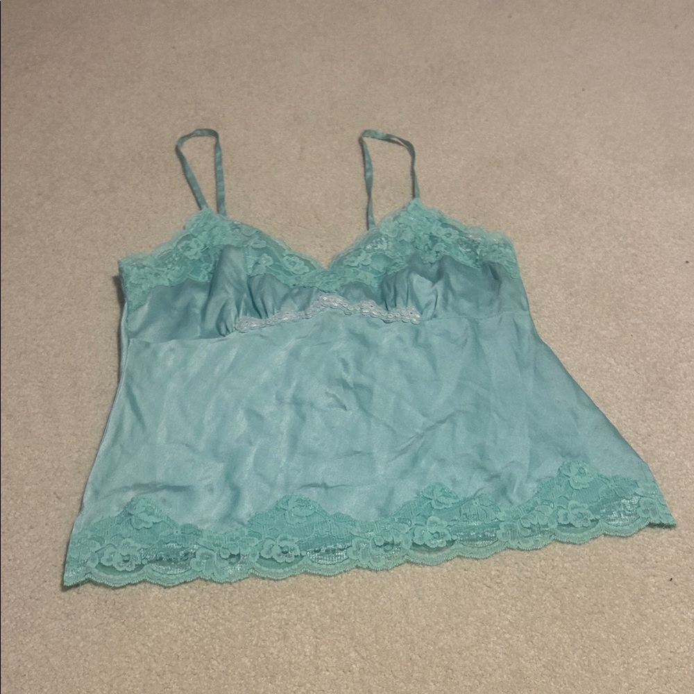INC International Concepts Silk Camisole in Light Blue